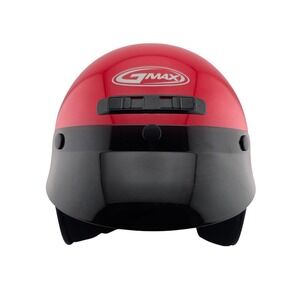 GMAX Red Motorcycle Helmet DOT Certified Full Face with Visor Size M 57-58cm